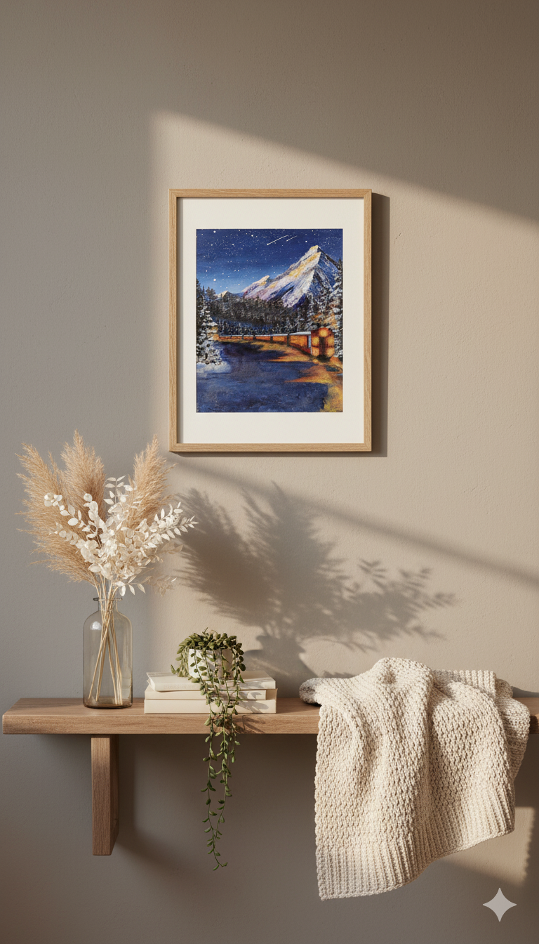 Painting - Midnight journey