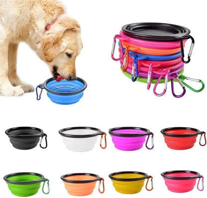 Foldable Pet Feed Bowl