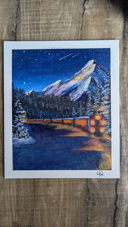 Painting - Midnight journey