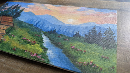 Painting - A peaceful village