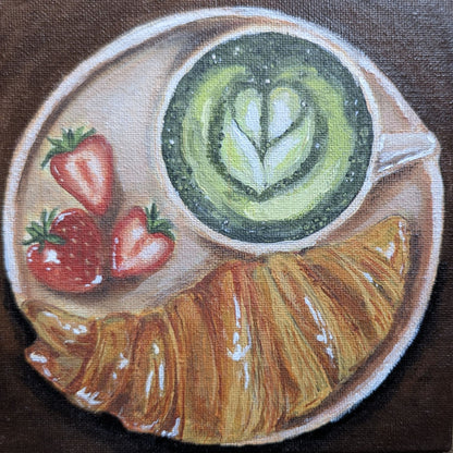 Painting - Cozy Snack