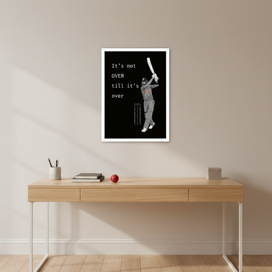 Poster Frame - It's Not Over