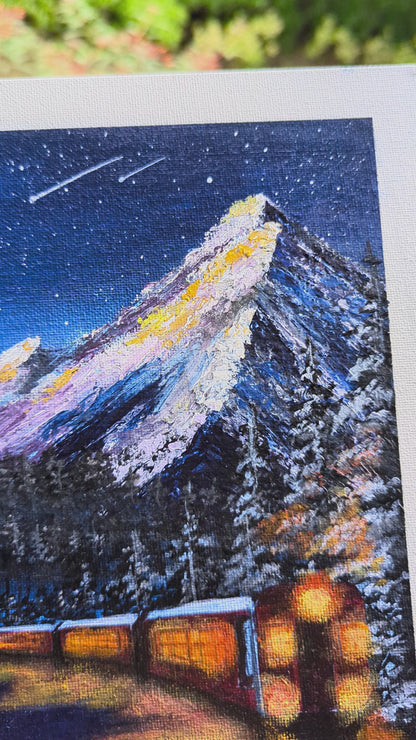 Painting - Midnight journey