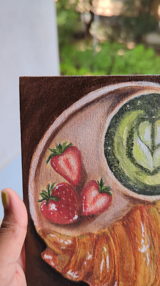 Painting - Cozy Snack